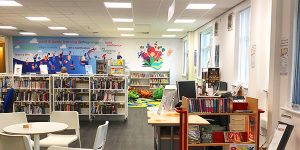 Library at the @thegrange community centre managed by Groundwork