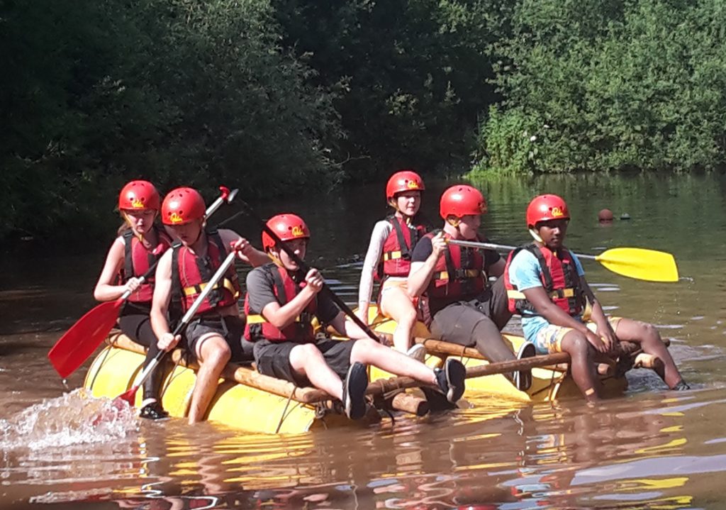 NCS Team Enjoy Kayaking