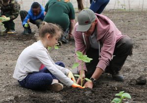 St Ambrose pupils at Grow Speke