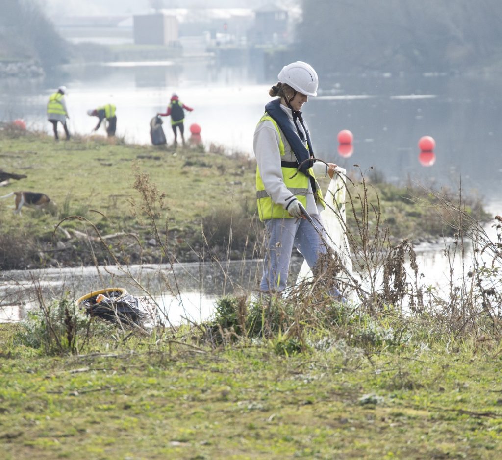 river cleanup