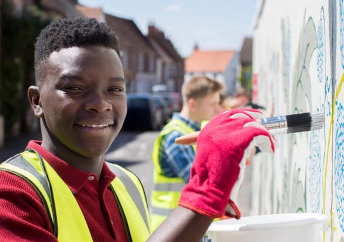 Mural Creation at Harlow Town Park