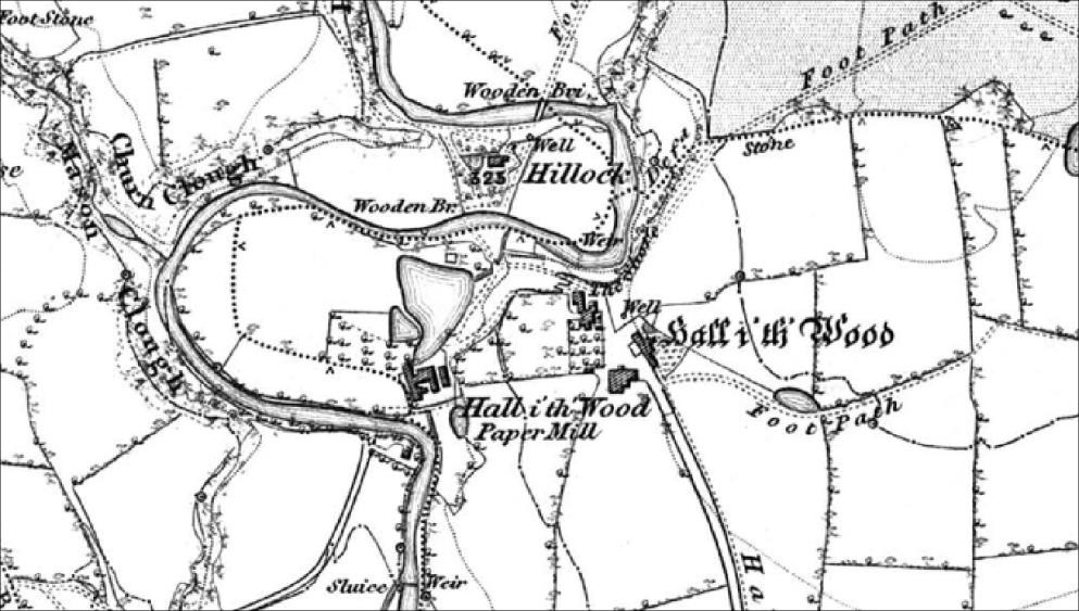 Map from 1848, used for the Natural Course project