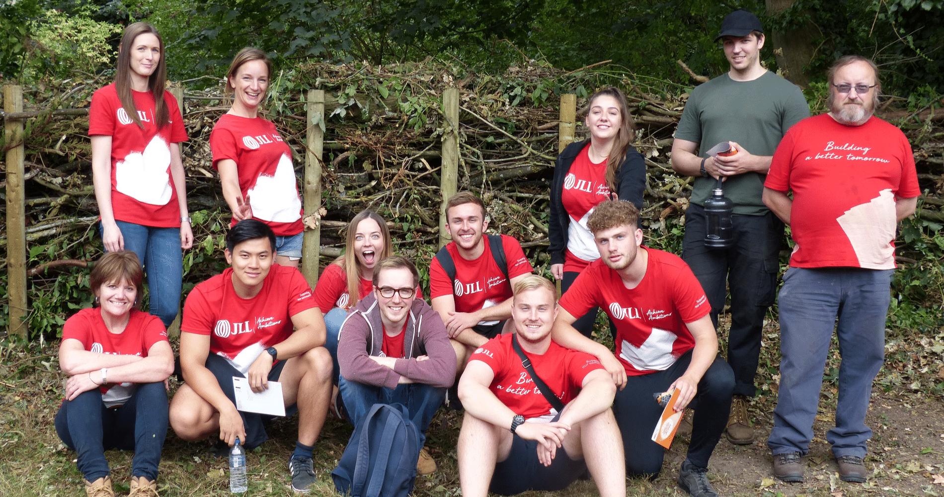 Three days’ hard work creates a space for wildlife and the local community in East Hills Wood, Costessey