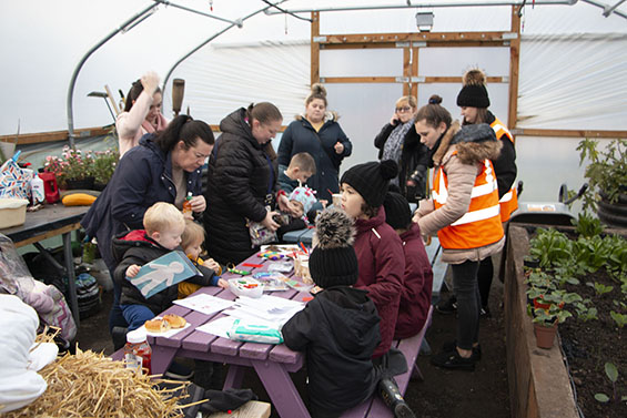 Families at Grow Speke