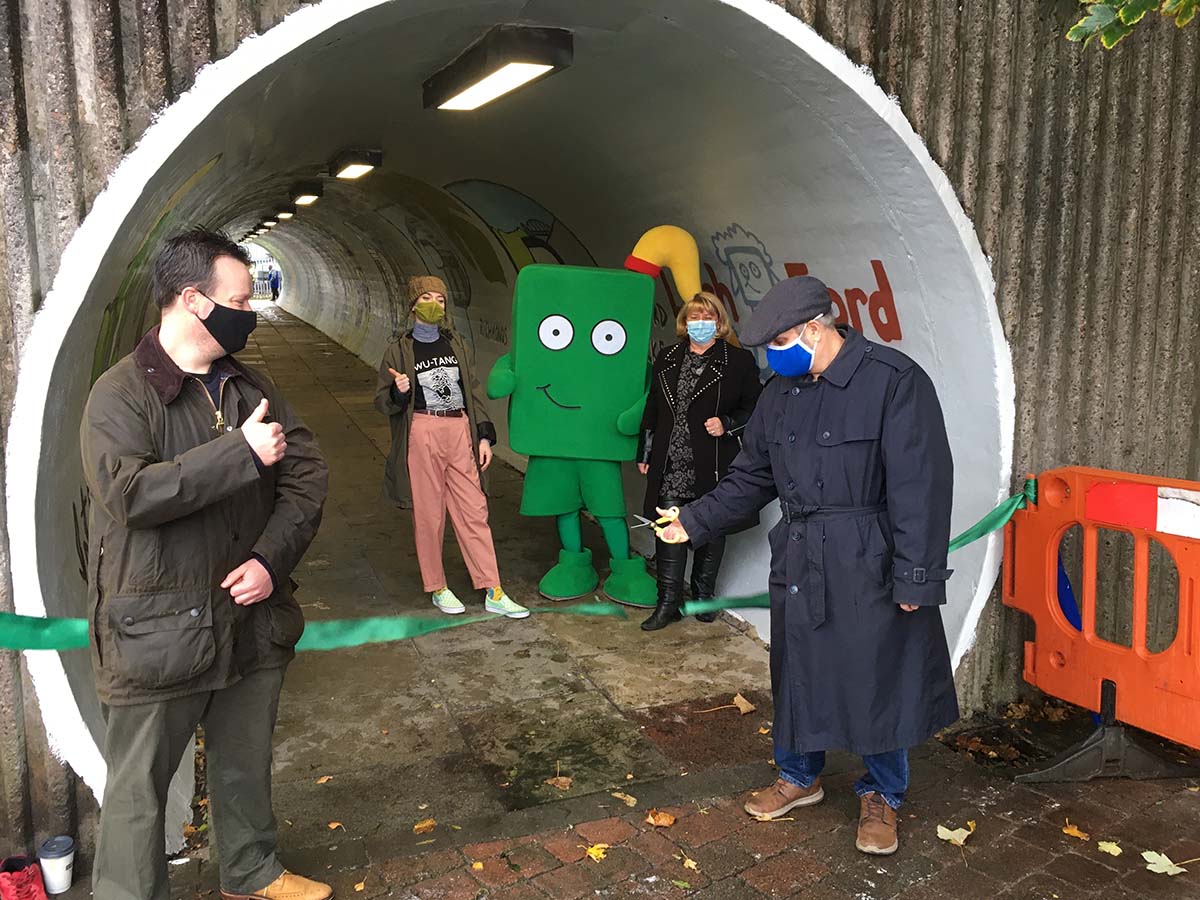 Opening artwork Latchford Tunnel