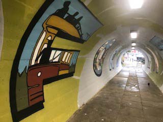 Latchford tunnel artwork