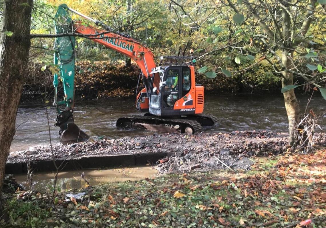 River Tonge weir removal