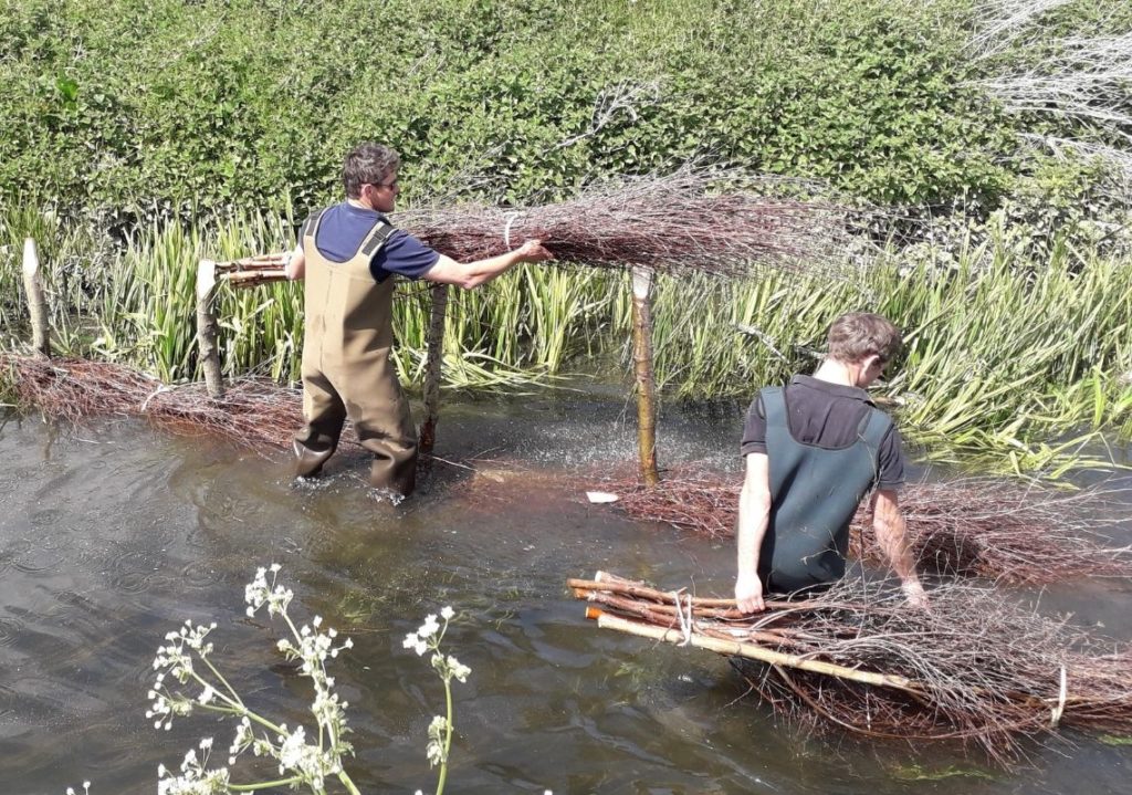 Brightwater - Suring up a river bank