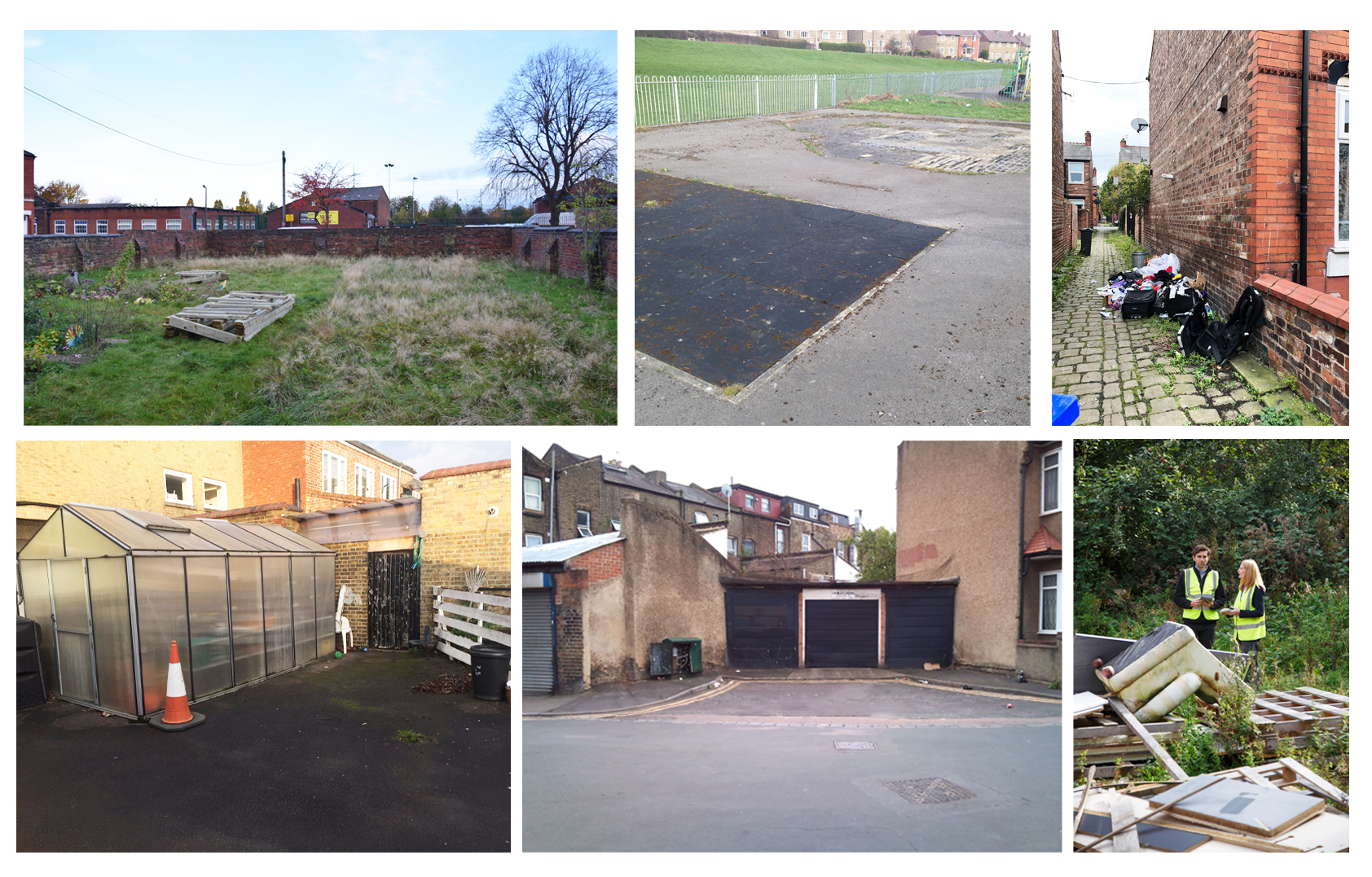 Unused areas Eco Streets
