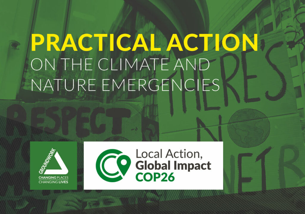 Front cover of Practical Action on the climate and nature emergencies report