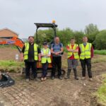 Work in green space Blackpool