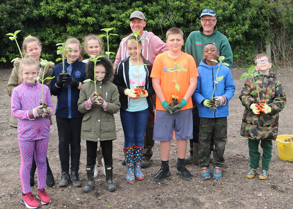 School children at Grow Speke