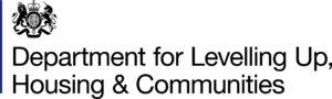 The Department for Levelling Up, Housing and Communities logo