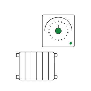 Storage heater icon