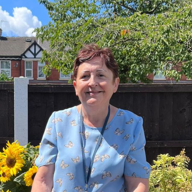 Lesley from Lower Kersal Community Allotment