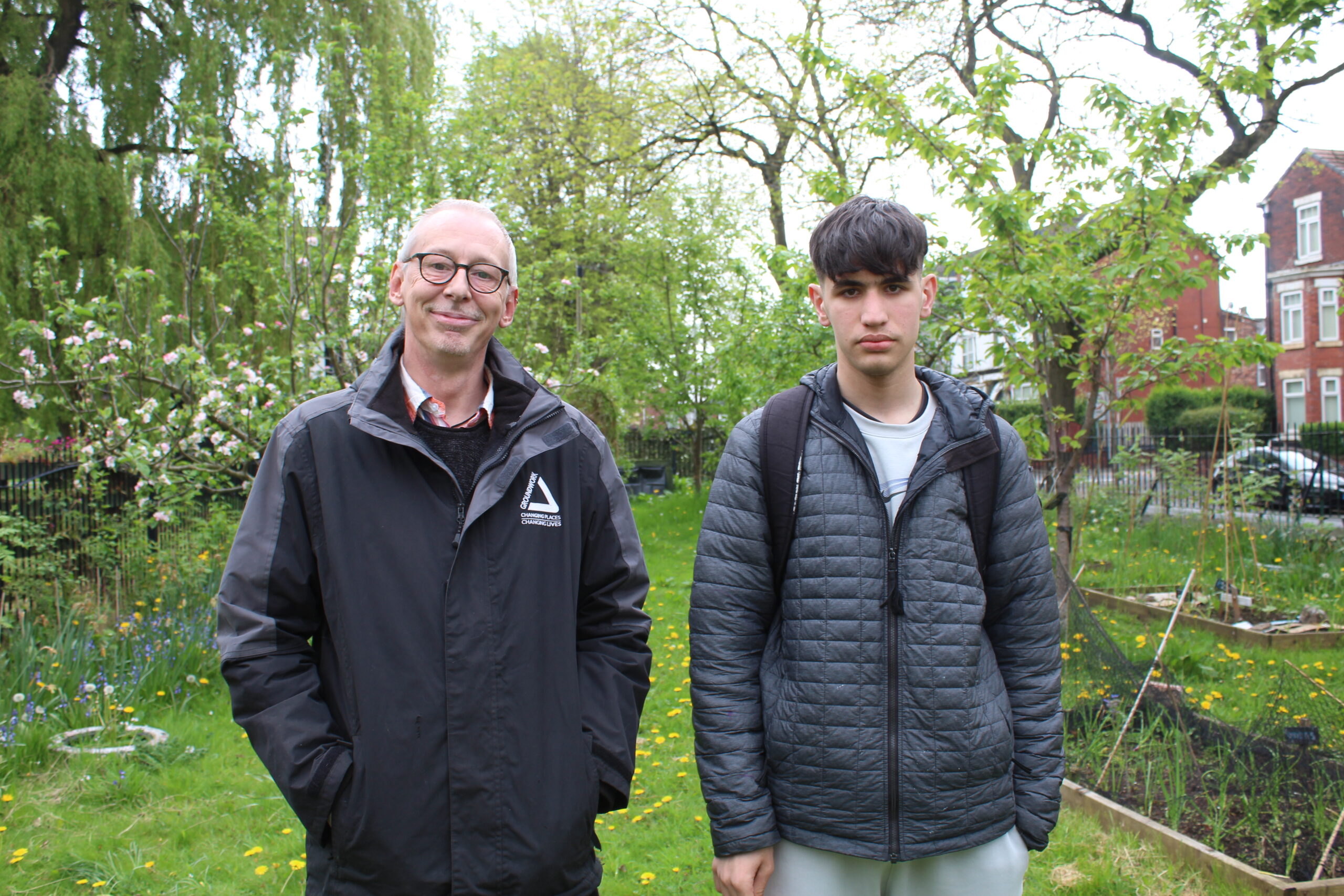 John and Abdul at Crumpsall youth club