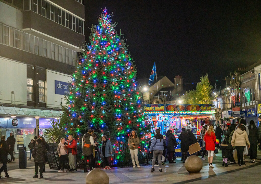 Christmas Light Switch On and Show - Burnley Markets