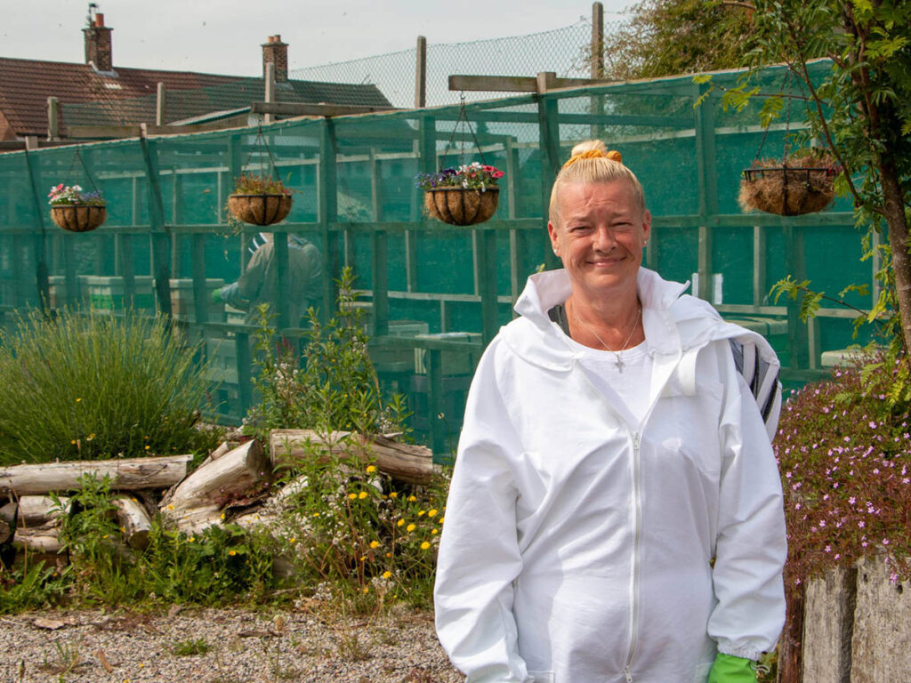 Resident taking part in the Northern Network