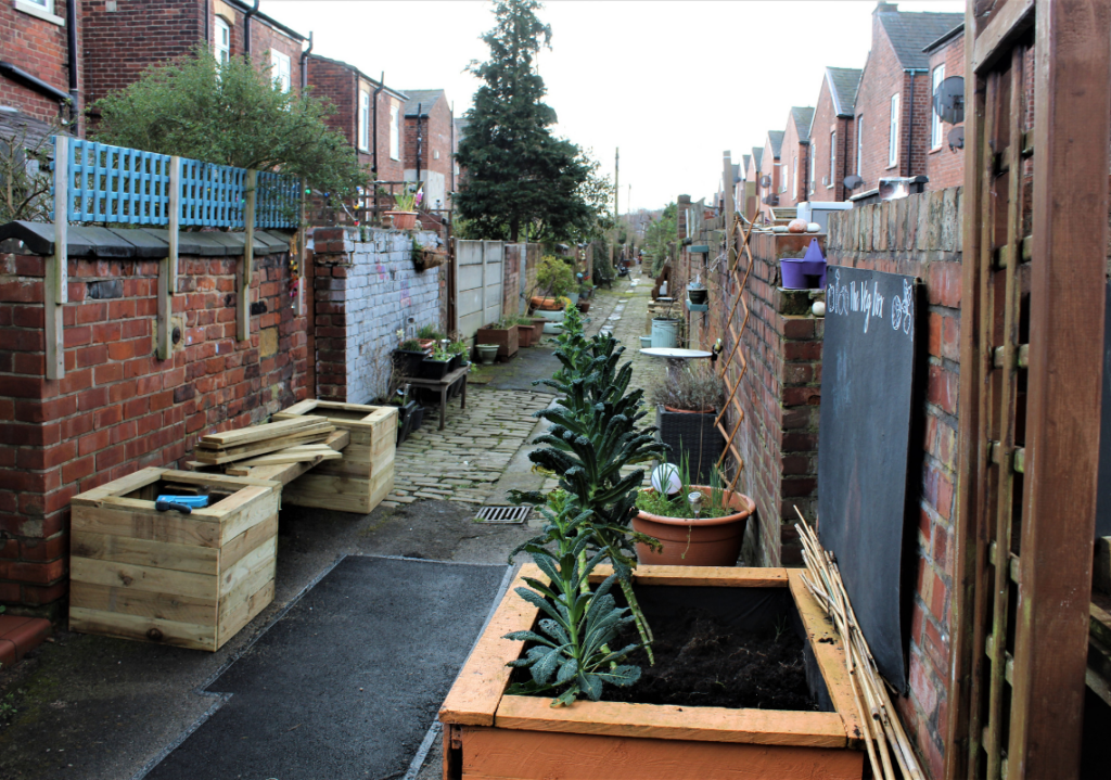 The Ginnel Garden in Stockport