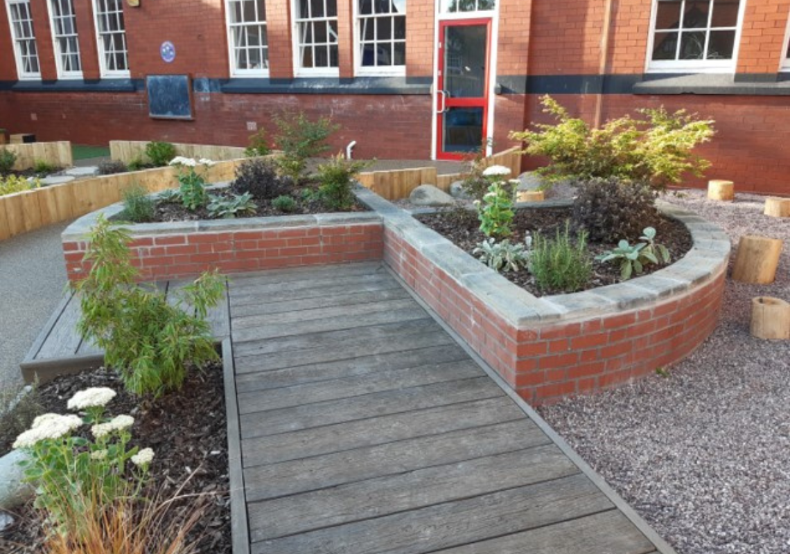 New design with planters