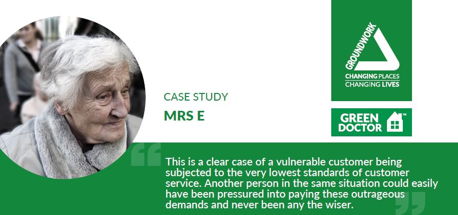 Mrs E, Green Doctor Case Study