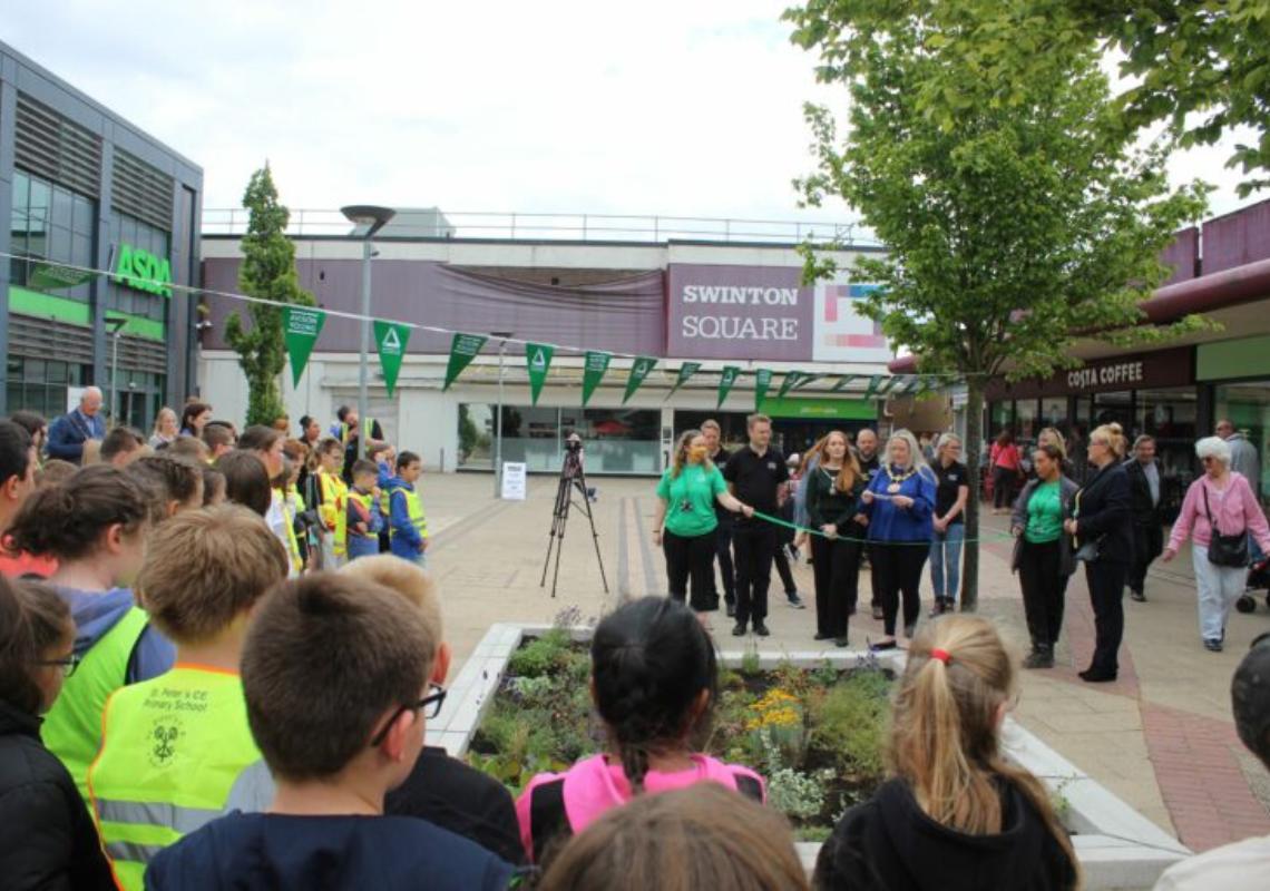 Installing Nature Based Solutions at Swinton Square