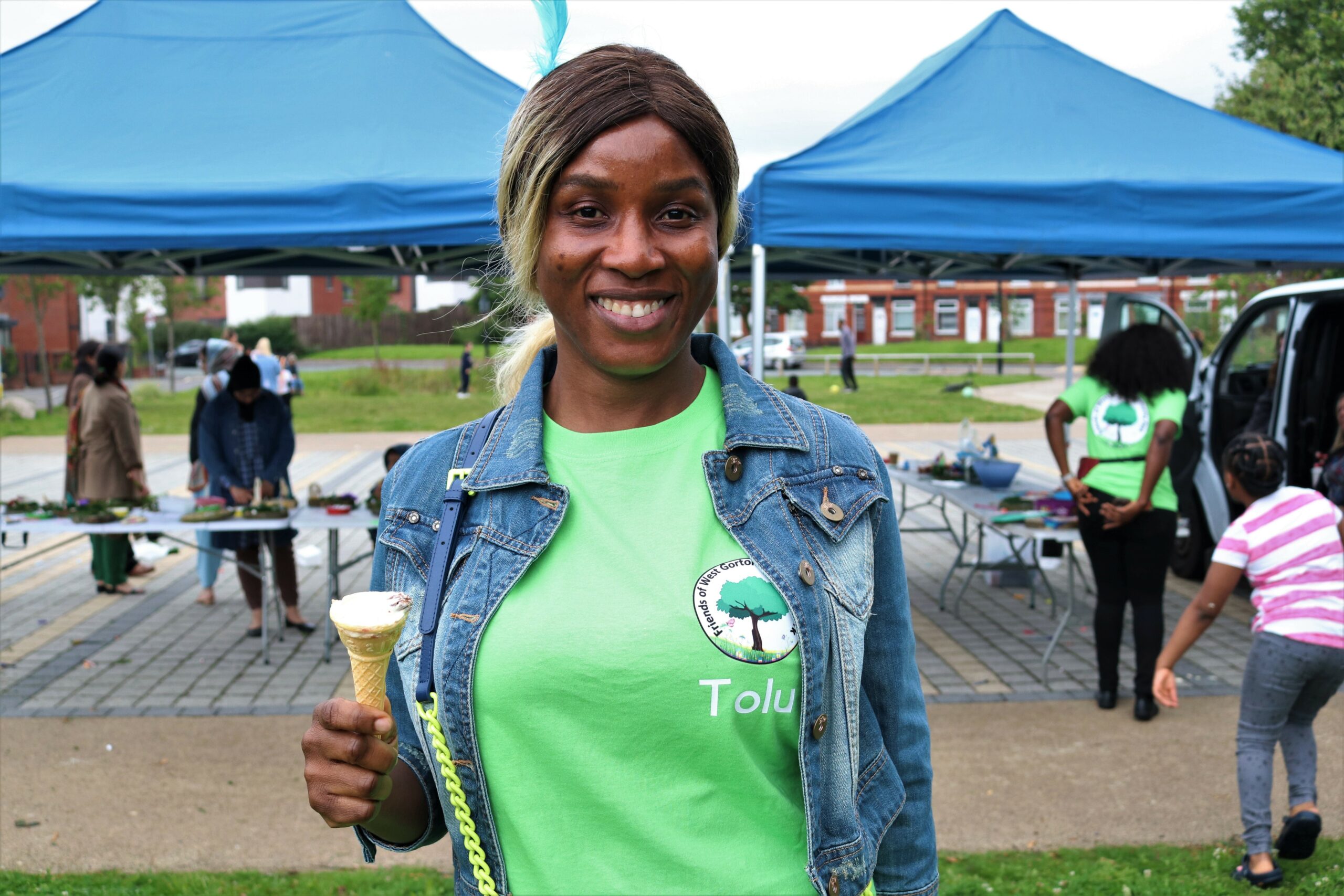 Tolu- member of the Friends of West Gorton Community Park