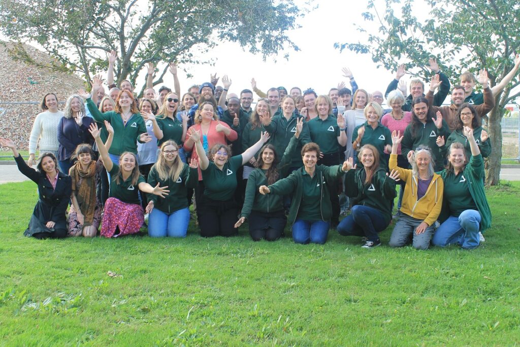 Groundwork staff together outside