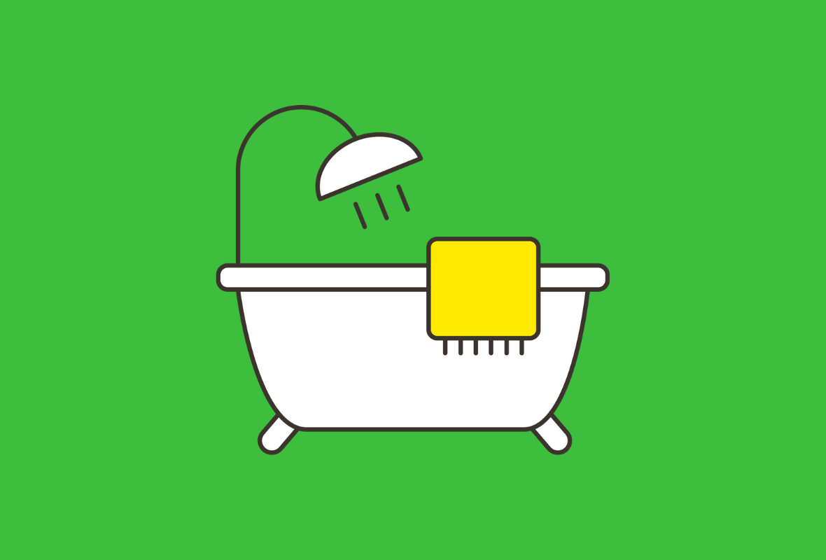 Change your bath and shower habits