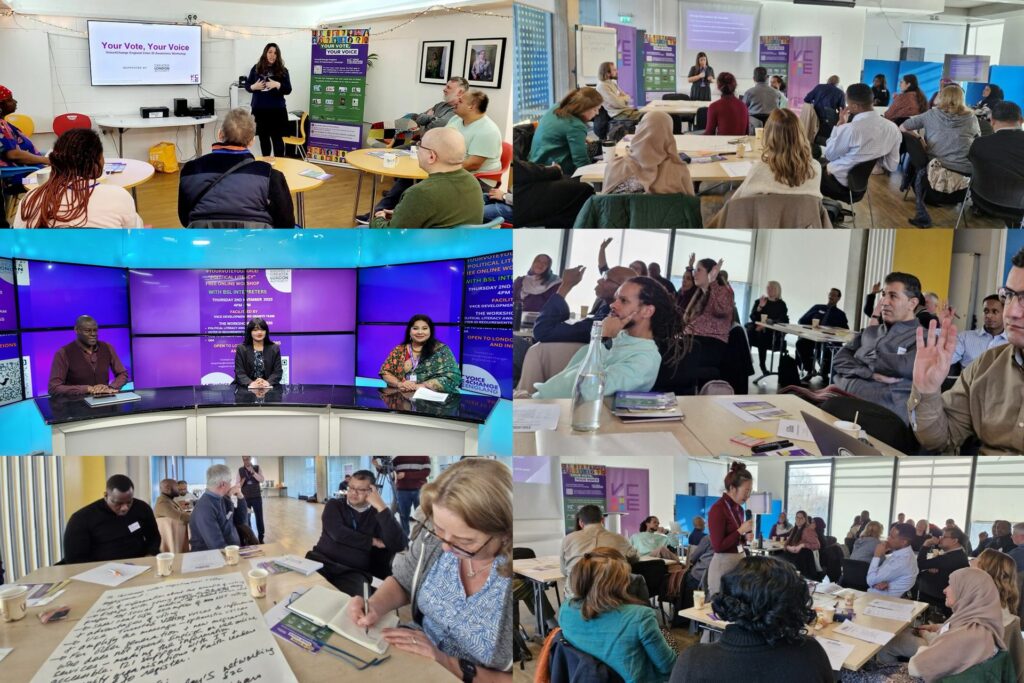 Your Vote Your Voice campaign workshops