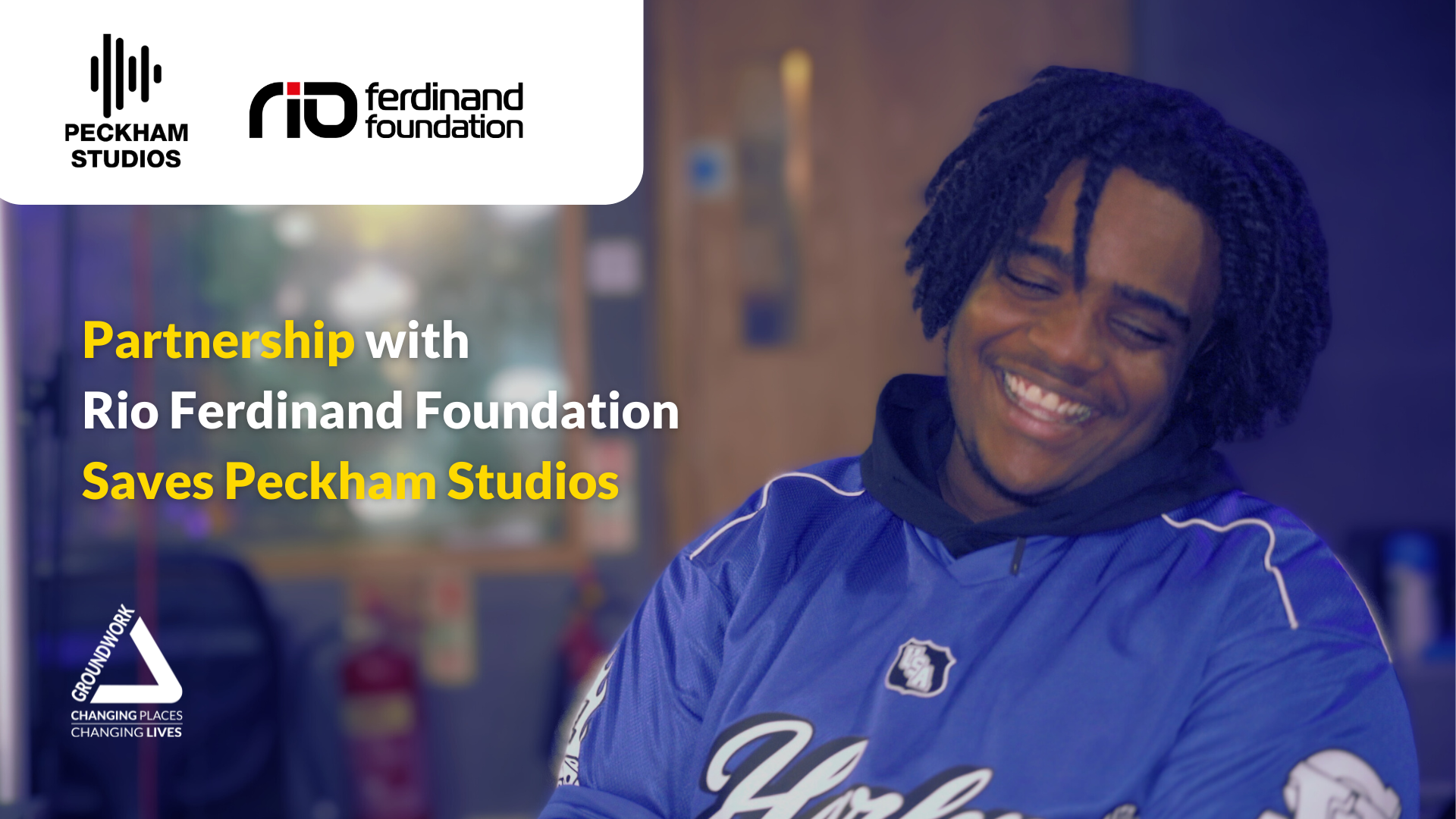 Partnership saves the studio: Rio Ferdinand Foundation gives extra time to Peckham Studios with a £6,000 contribution.