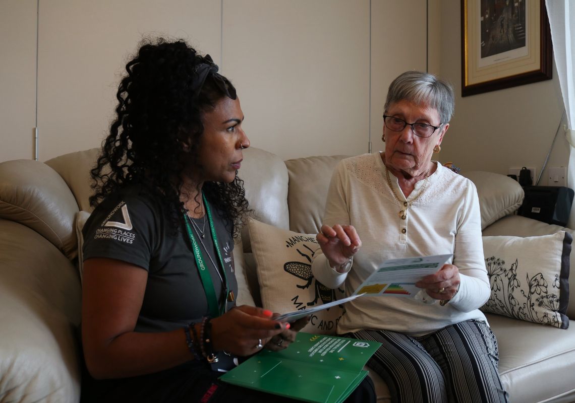 Dorothy learning about energy efficiency with Shammy