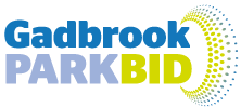 Gadbrook Park Business Improvement Districts. logo.