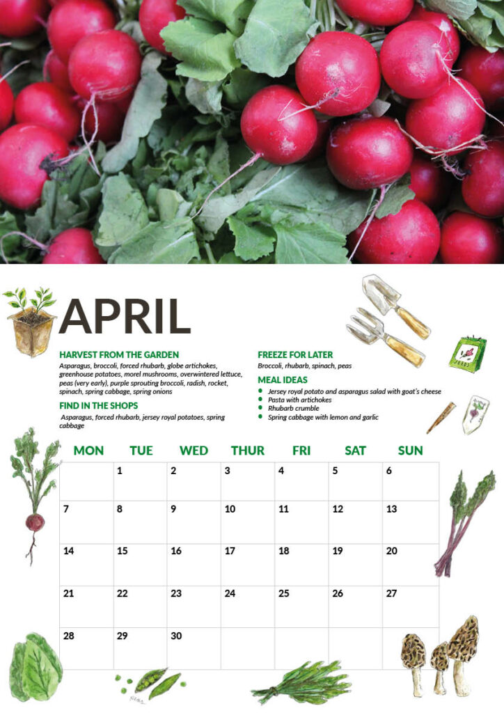 April page preview