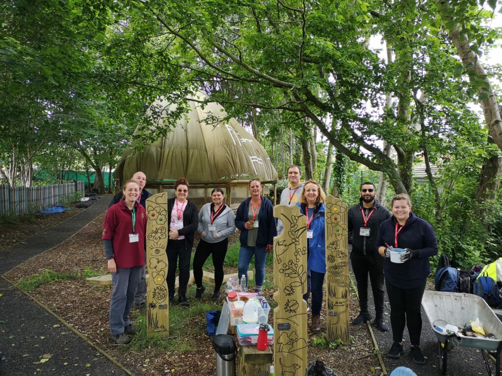NHS SBS volunteering at Ravenshall