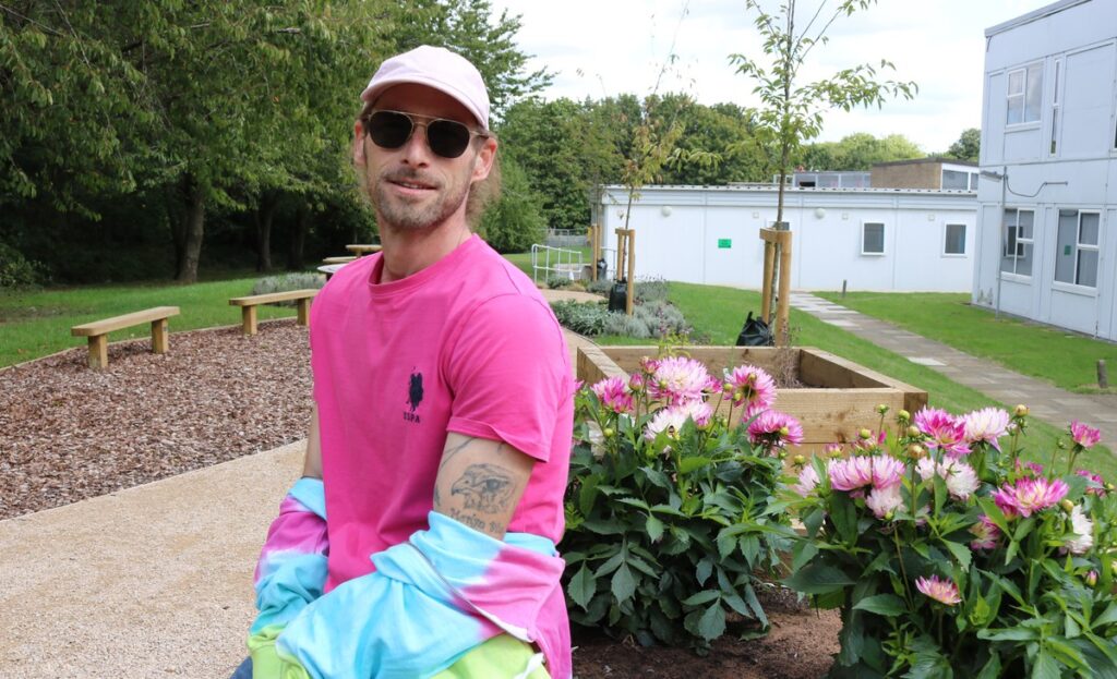 Community garden at Willowbrook health complex