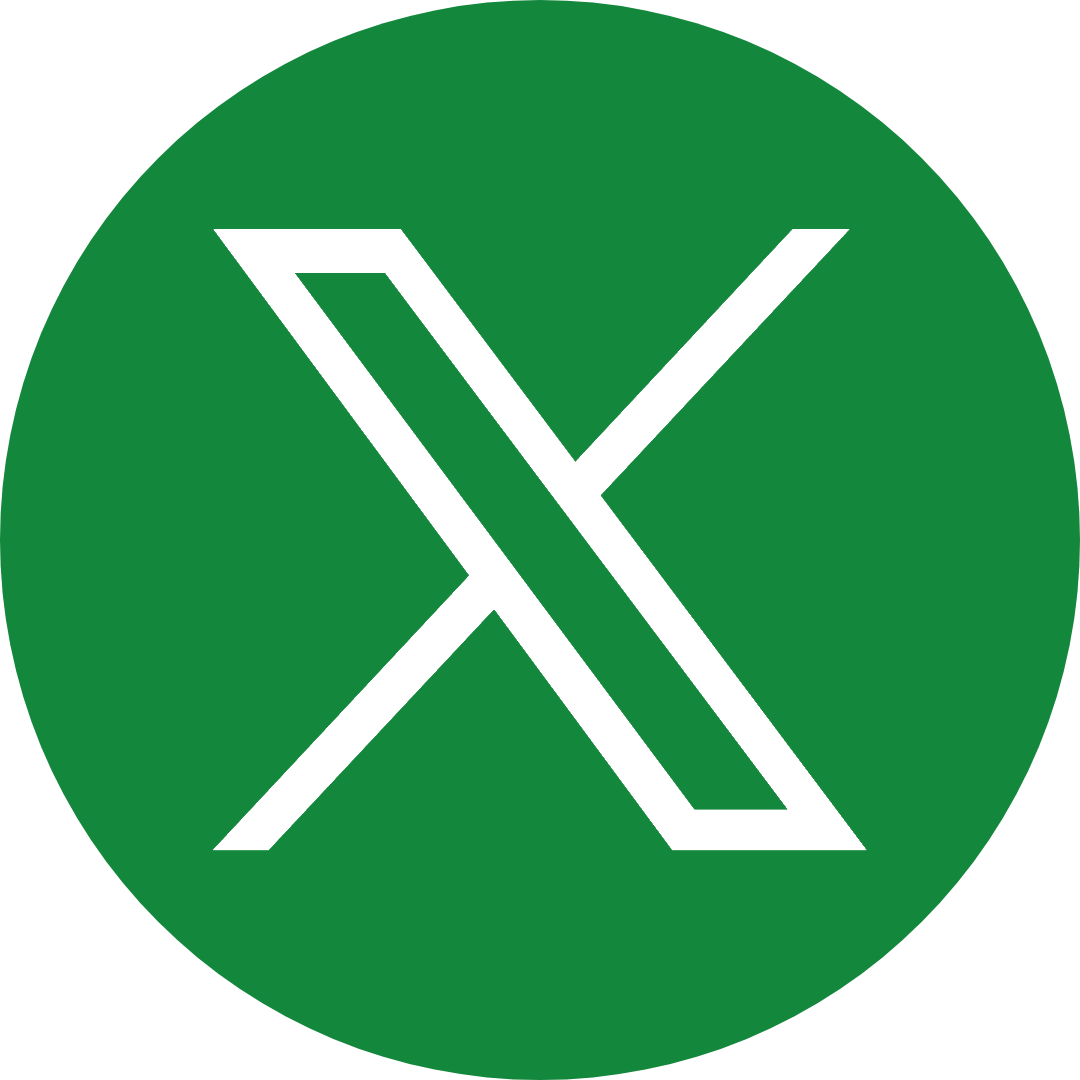 X logo in green
