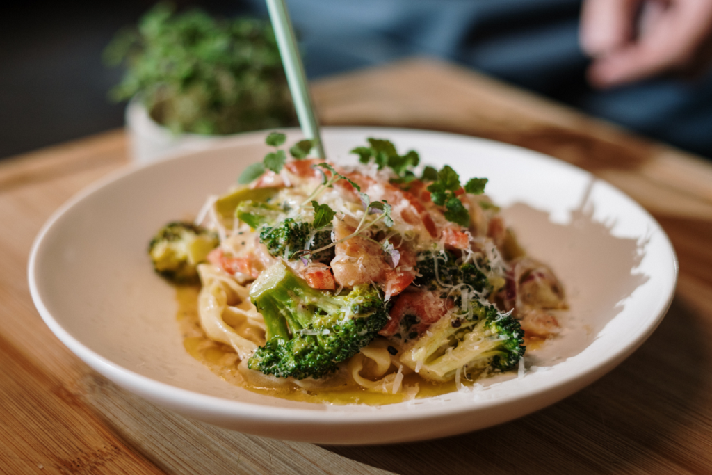 Vegetable pasta dish