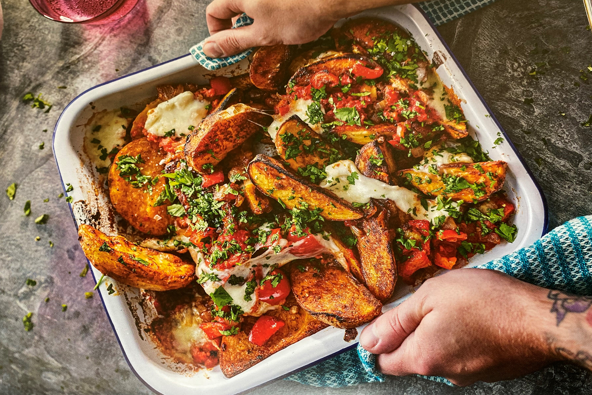 Loaded fajita wedges