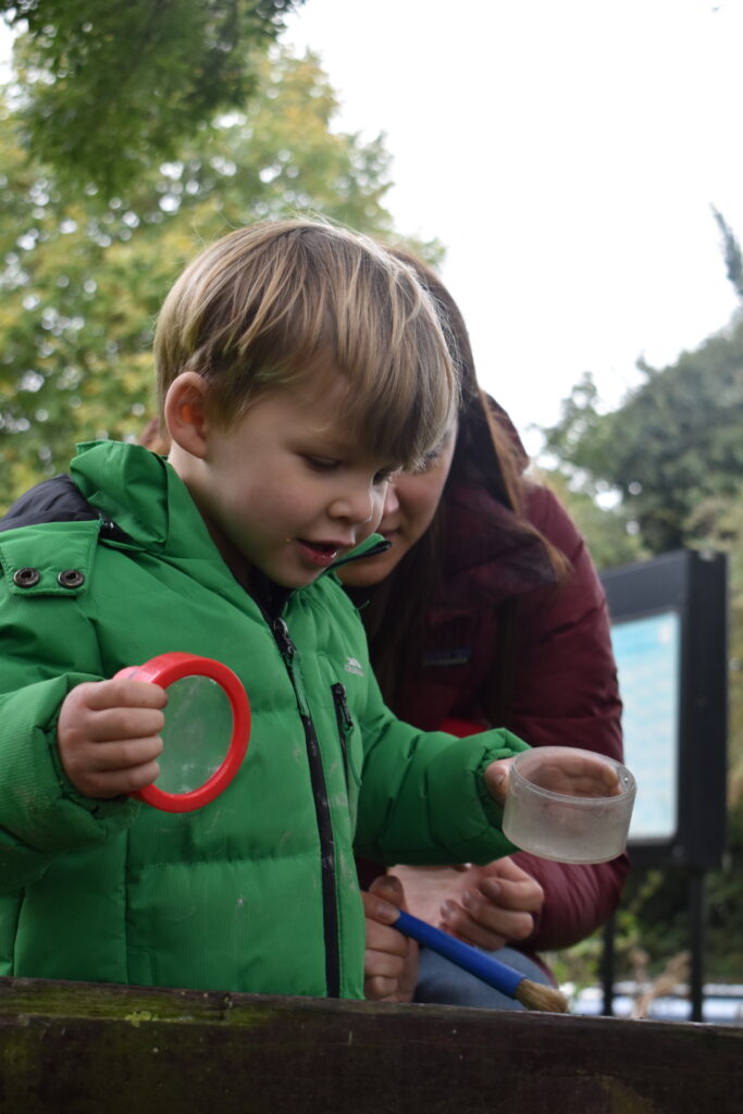 Support Wellies in the Woods: A young child in nature