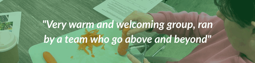 Quote "Very warm and welcoming group, ran by a team who go above and beyond"