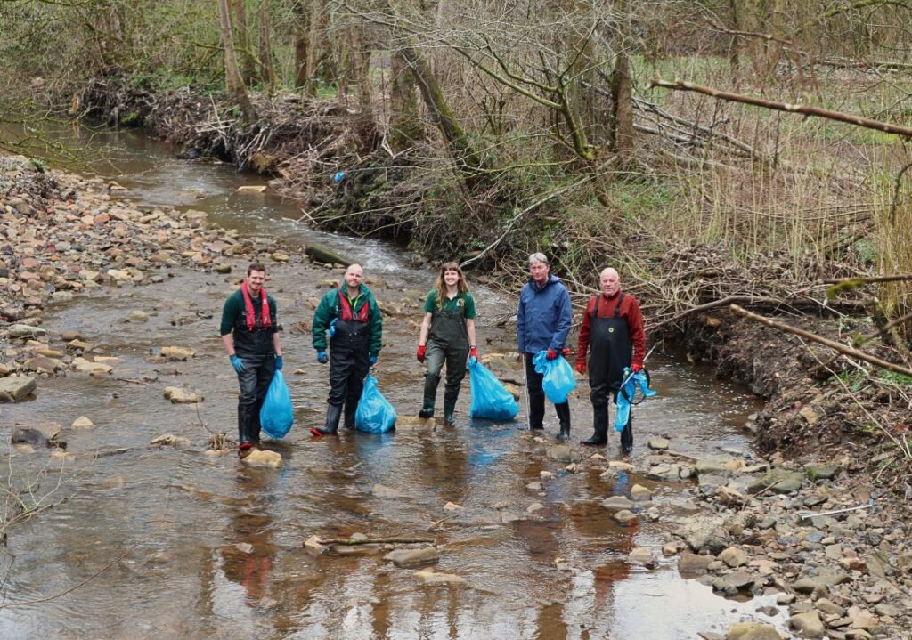River clean up with Friends Groups