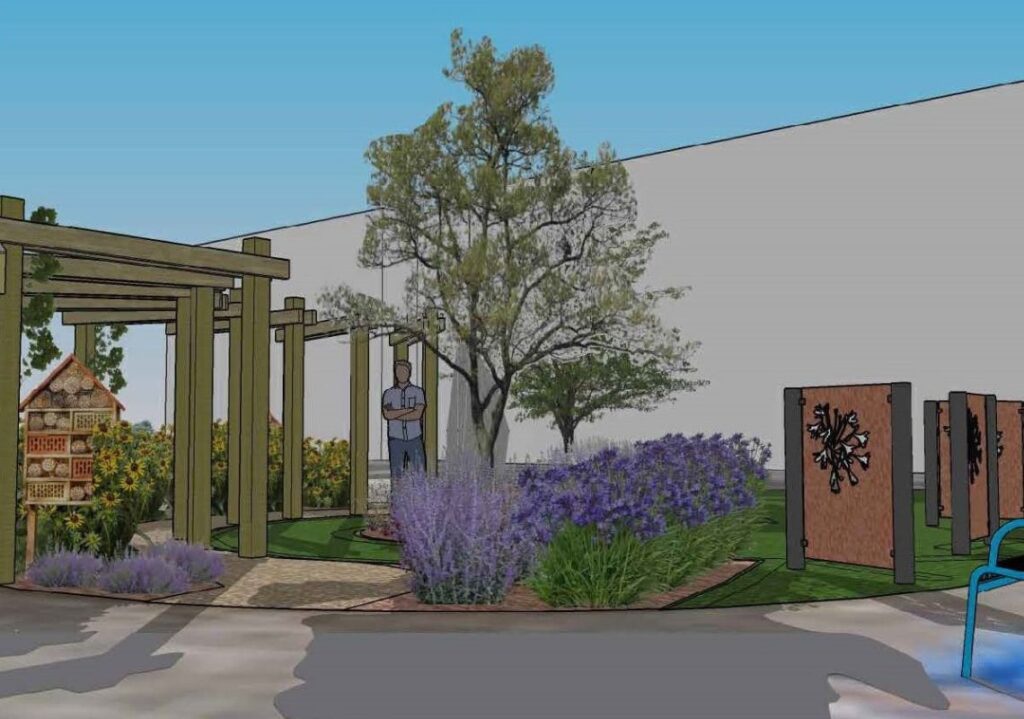 Memorial garden design