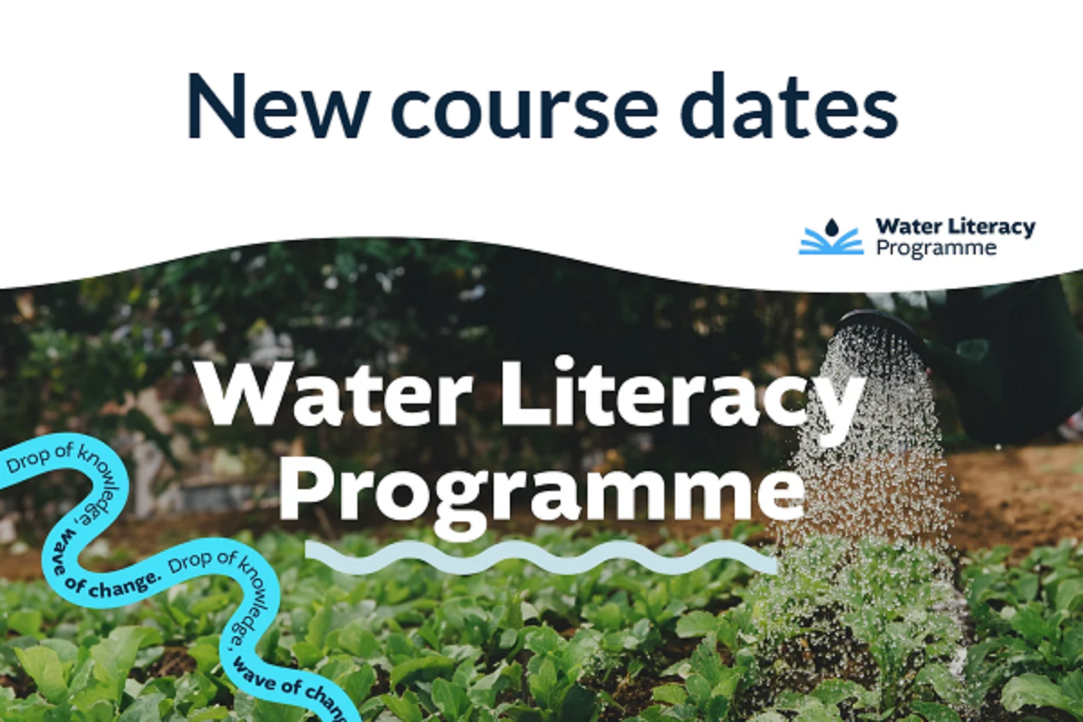 New course dates added for FREE Water Literacy training courses