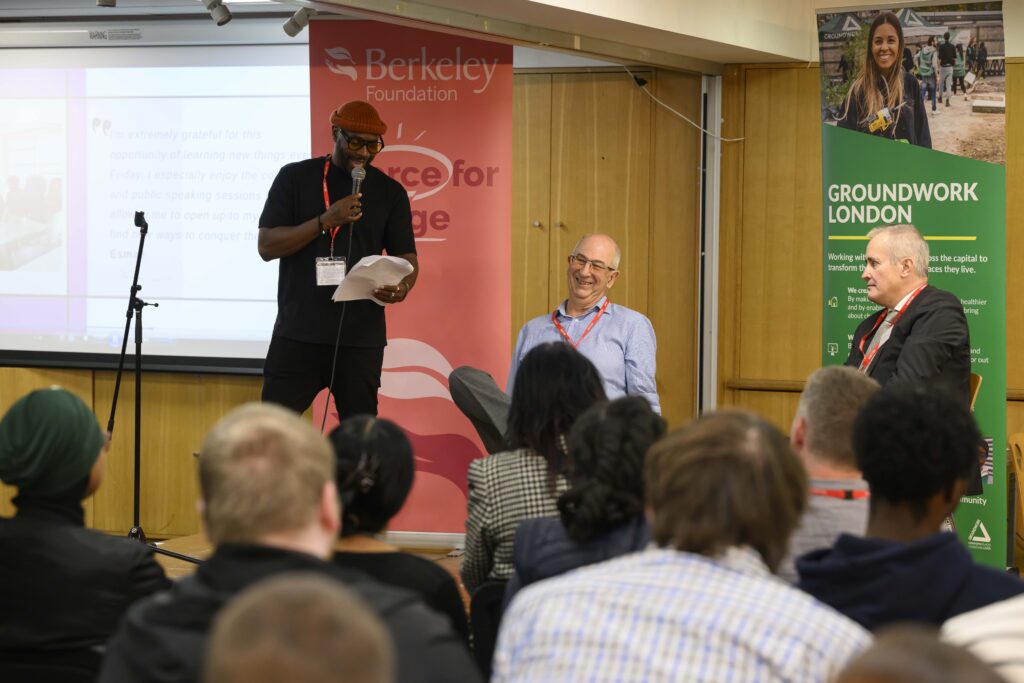 Alan Smith speaking at the Youth Leadership Programme