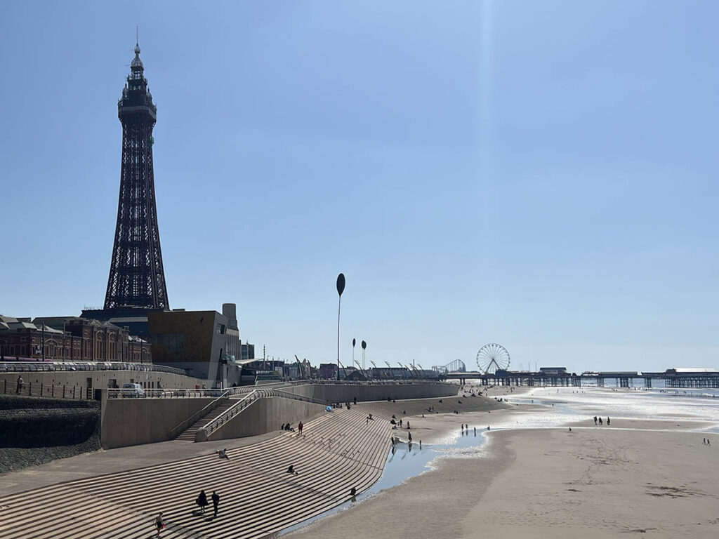 Blackpool Tower and beach