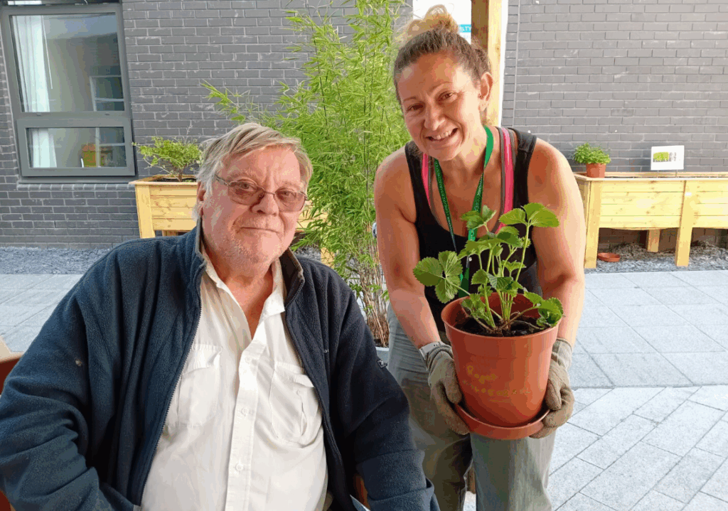 Sessions with patients in the new space