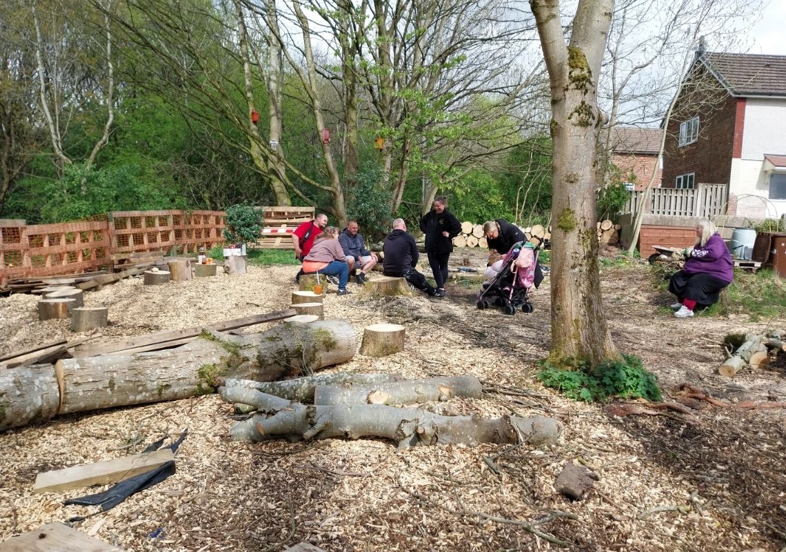 Hattersley Green Community Hub storytelling space