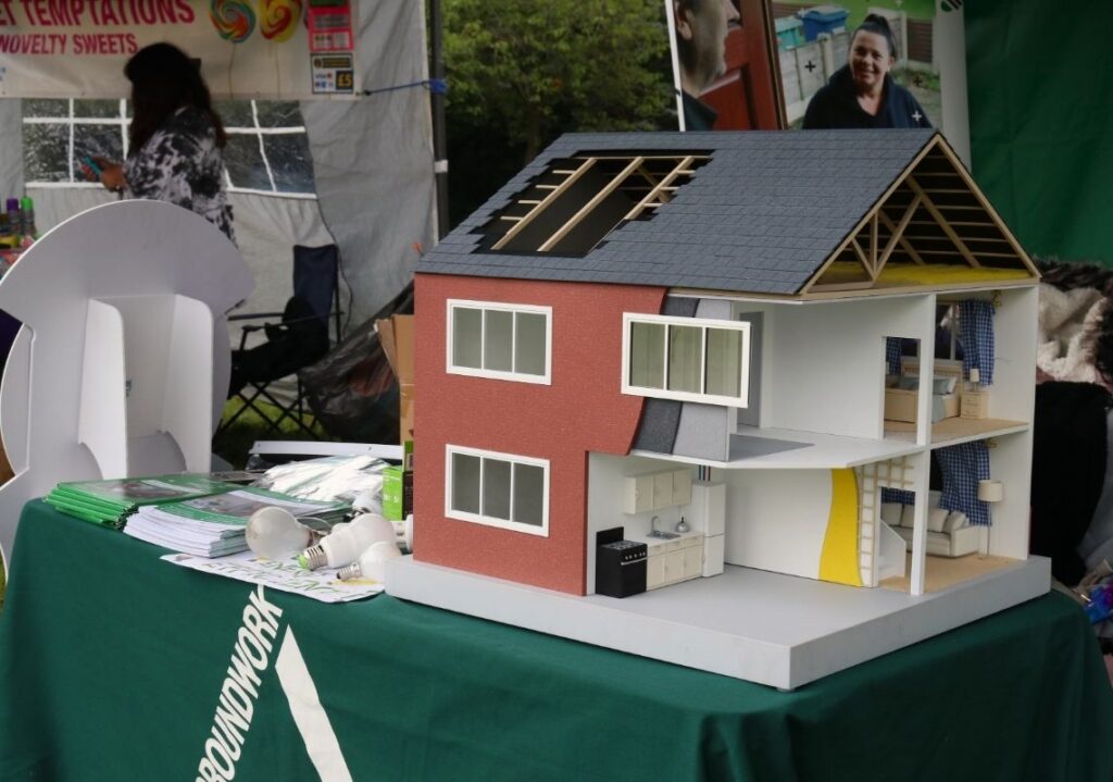 Model retrofitting homes