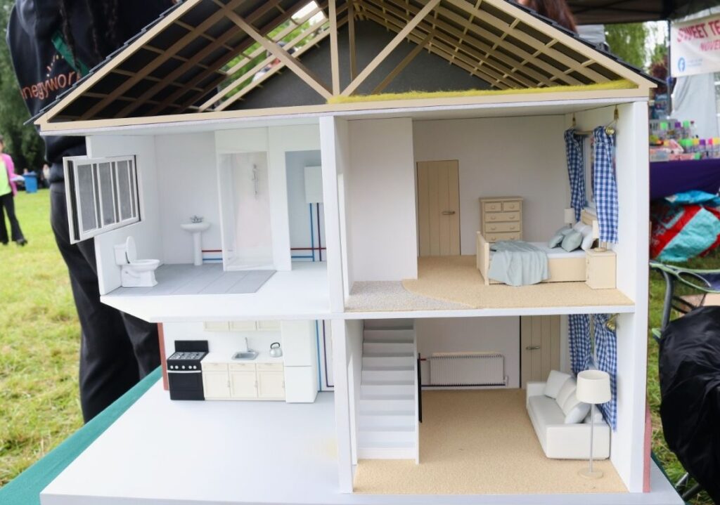 Inside the model retrofitted home